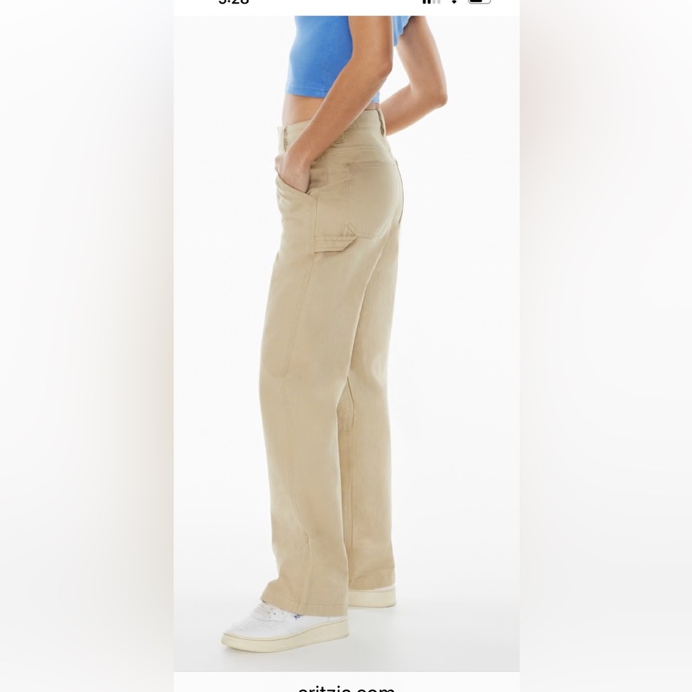 TNA Light Khaki Greenwich Trousers